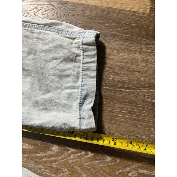 Universal Thread Womens Light Wash Herringbone Denim Overalls Size 2 Blue - Picture 3 of 8